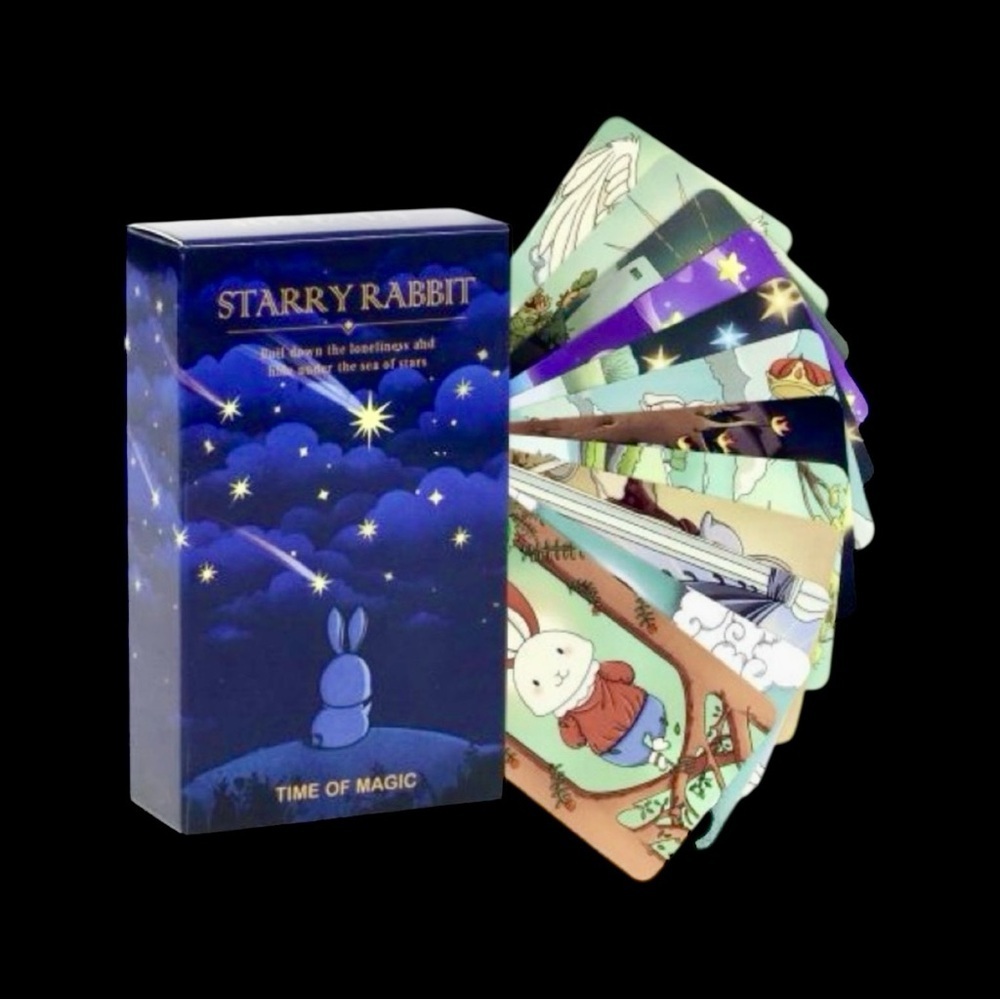 PRICE IS FIRM - Starry Rabbit Pocket Size Tarot Card Deck